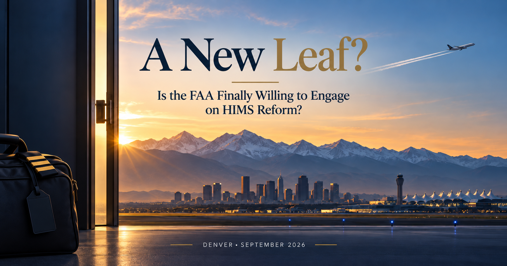 A New Leaf? FAA engagement on HIMS reform after Denver.