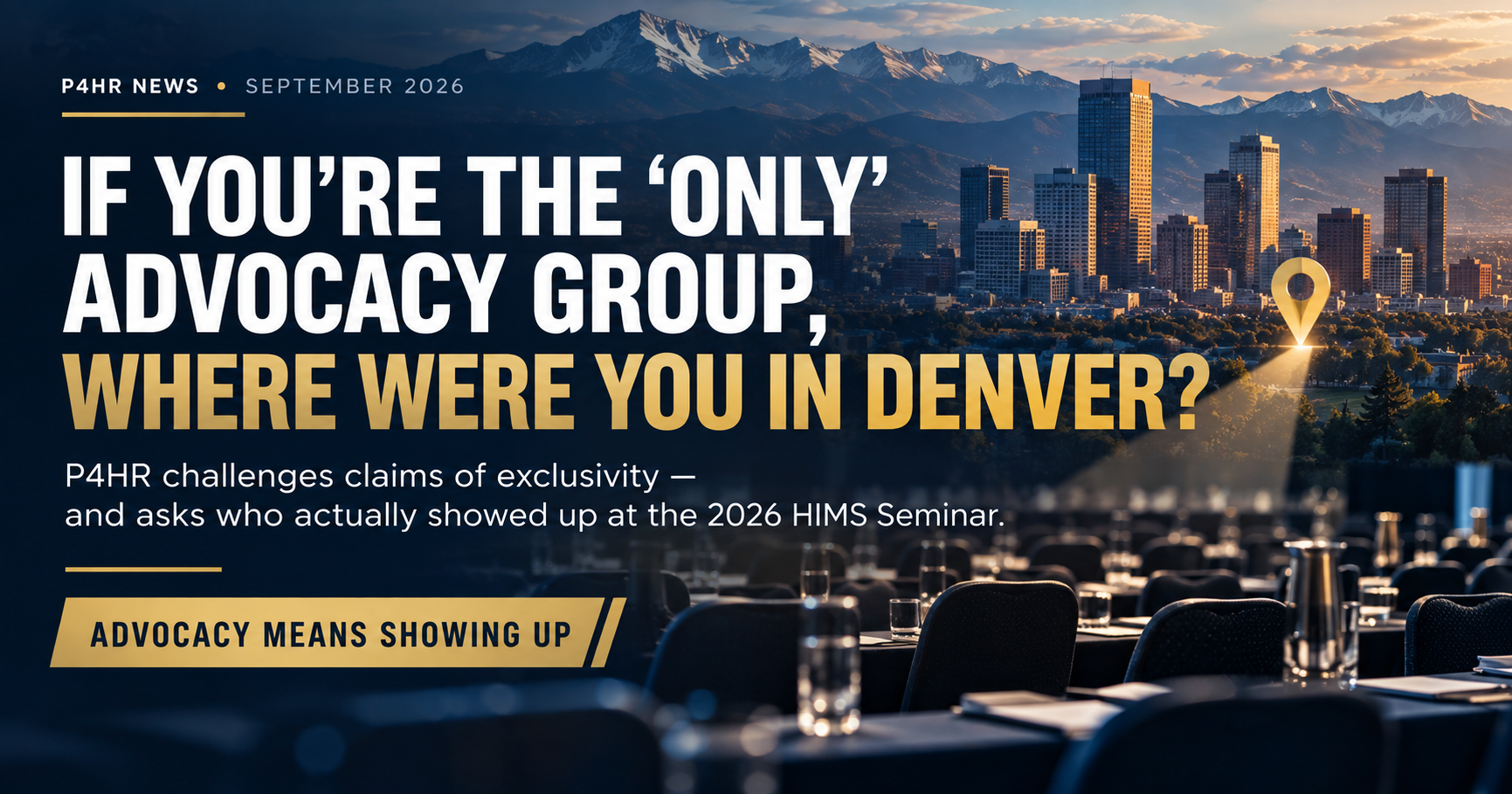 P4HR Denver advocacy accountability hero graphic